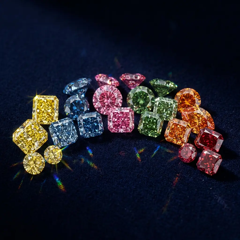 יהלומי פנסי קולור