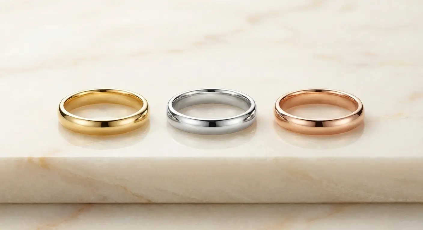 סוגי זהב: לבן, צהוב ואדום